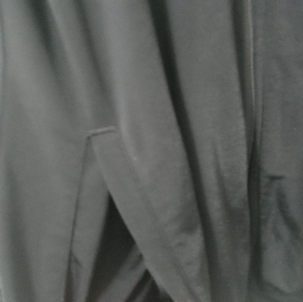 Adidas Essentials Tricot Full Zip Black White 3 Stripes Track Jacket Men's M - Picture 6 of 9